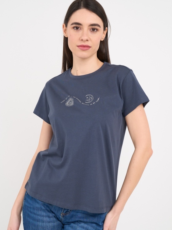 Kenvelo - Tricou dama cu maneca scurta si imprimeu - Img 4