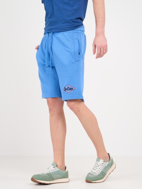 Lee Cooper - Bermude barbat sport cu imprimeu logo - Img 5