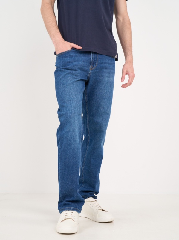 Lee Cooper - Blugi barbat regular cu aspect usor decolorat - Img 8