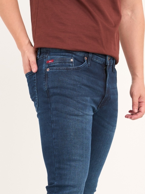 Lee Cooper - Blugi barbat slim cu aspect decolorat - Img 2