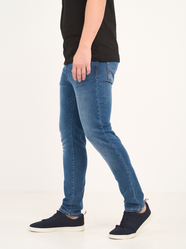 Lee Cooper - Blugi barbat slim cu aspect decolorat - Img 6