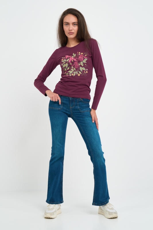 Lee Cooper - Blugi dama bootcut cu buzunare aplicate - Img 8