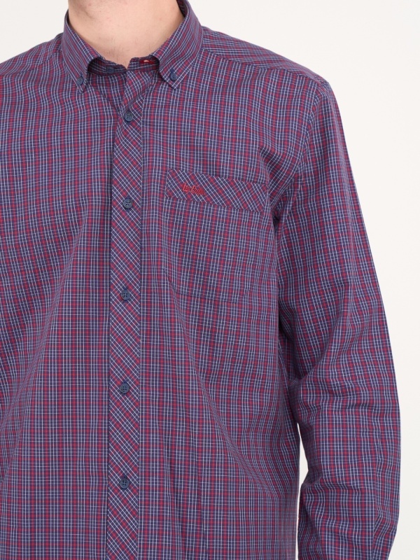 Lee Cooper - Camasa barbat cu maneca lunga si detalii logo - Img 4