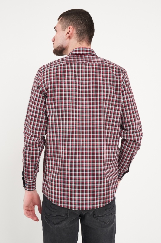 Lee Cooper - Camasa barbat regular cu model in carouri mici - Img 4