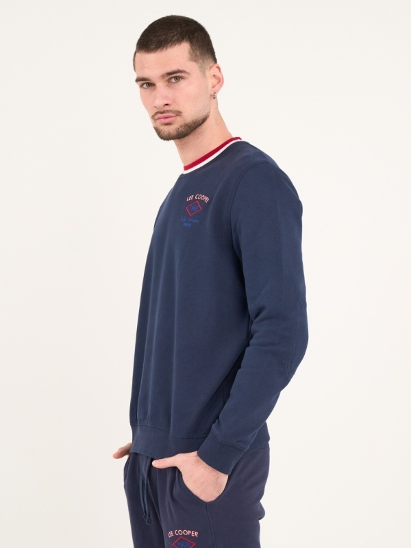 Lee Cooper - Hanorac barbat cu logo si detalii - Img 5