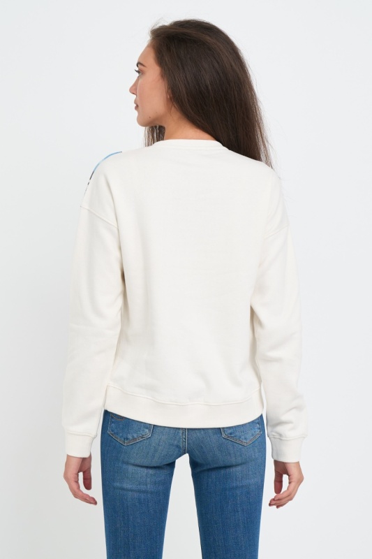Lee Cooper - Hanorac dama cu imprimeu floral si logo - Img 2