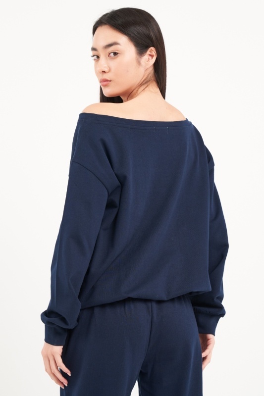 Lee Cooper - Hanorac dama de culoare uniforma cu detalii - Img 4