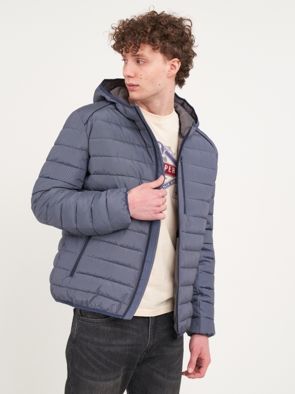 Lee Cooper - Jacheta barbat subtire cu buzunare si gluga - Img 7