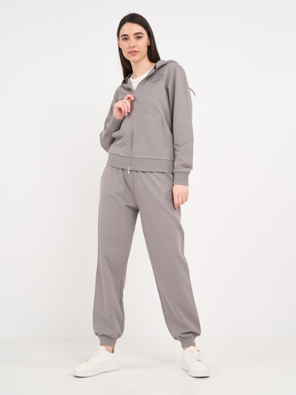 Lee Cooper - Pantaloni sport dama cu buzunare si logo aplicat - Img 10