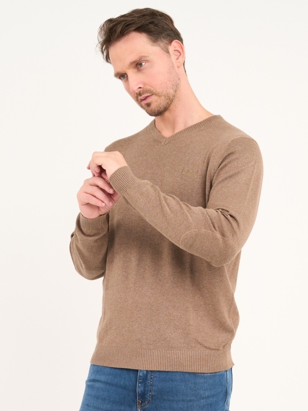 Lee Cooper - Pulover barbat cu maneca lunga de culoare uniforma - Img 2
