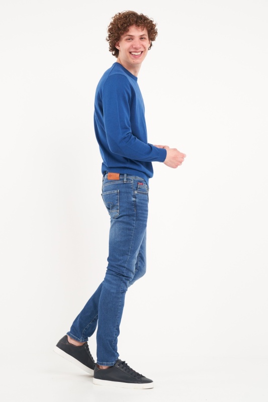 Lee Cooper - Pulover barbat de culoare uniforma - Img 6