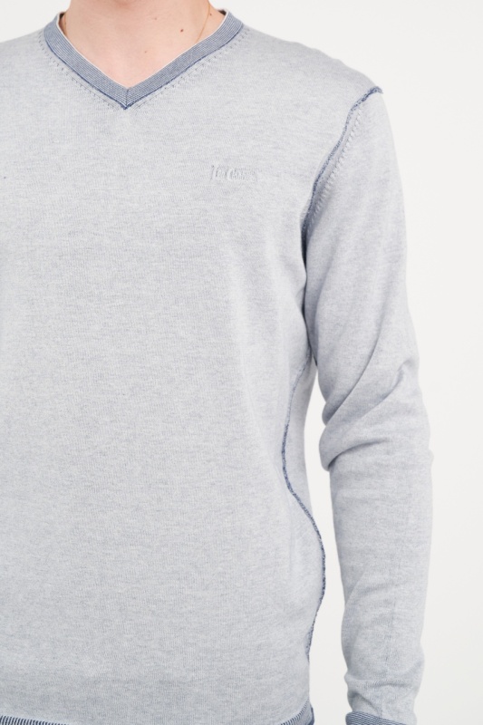 Lee Cooper - Pulover barbat de culoare uniforma - Img 3