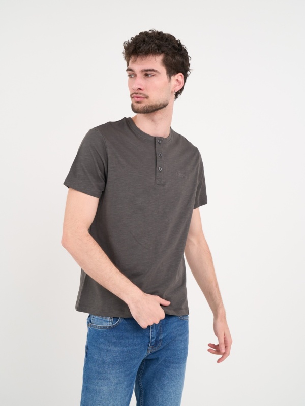Lee Cooper - Tricou barbat cu detalii si nasturi - Img 6