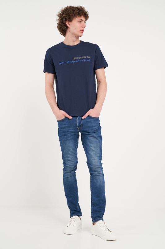 Lee Cooper - Tricou barbat cu imprimeu logo - Img 3