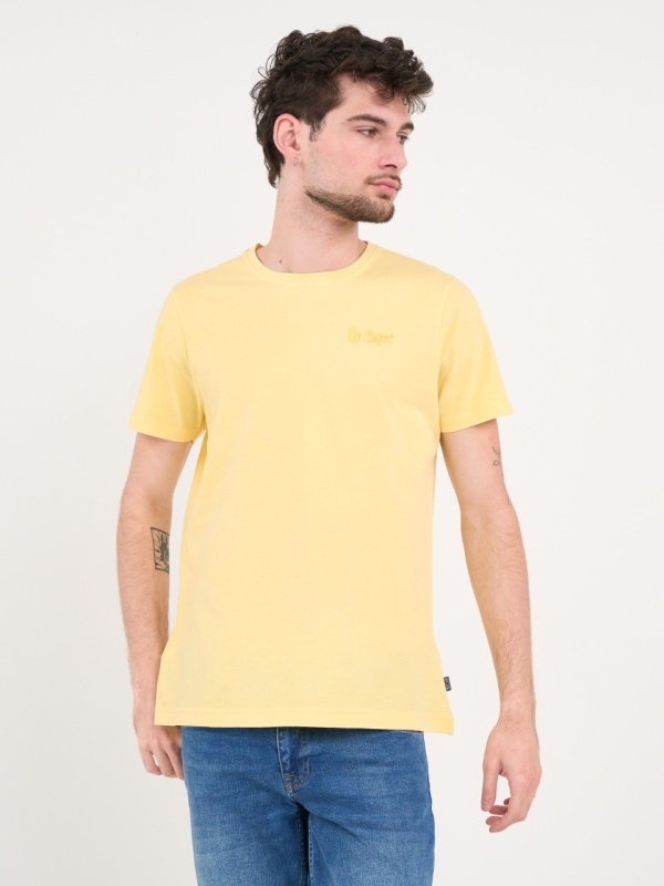 Lee Cooper - Tricou barbat cu maneca scurta de culoare uniforma - Img 6