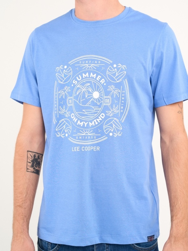 Lee Cooper - Tricou barbat cu maneca scurta si imprimeu - Img 3