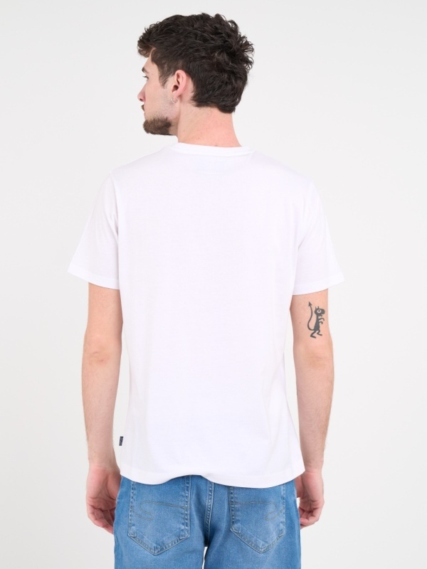 Lee Cooper - Tricou barbat de culoare uniforma cu detalii logo - Img 2