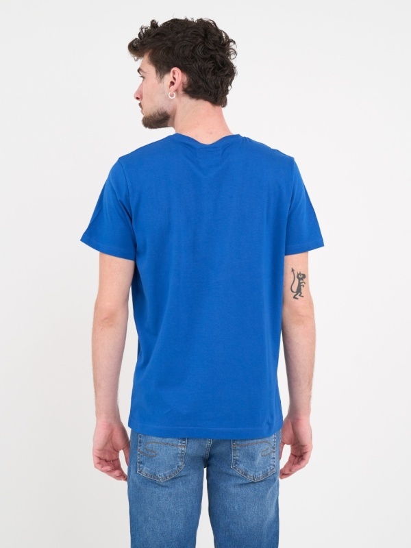 Lee Cooper - Tricou barbat de culoare uniforma cu imprimeu grafic - Img 4