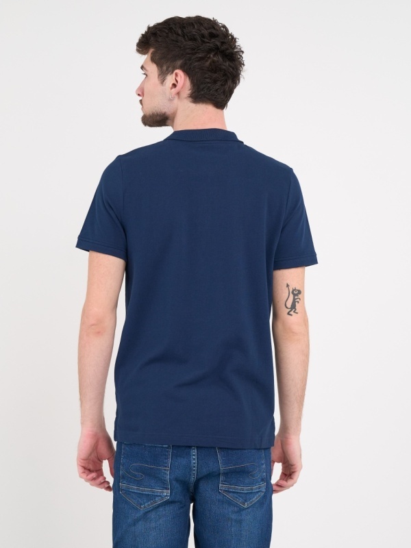 Lee Cooper - Tricou barbat polo cu imprimeu logo - Img 4