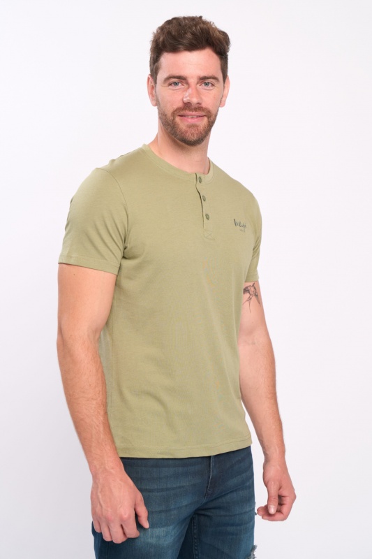 Lee Cooper - Tricou barbat uni cu logo aplicat - Img 4