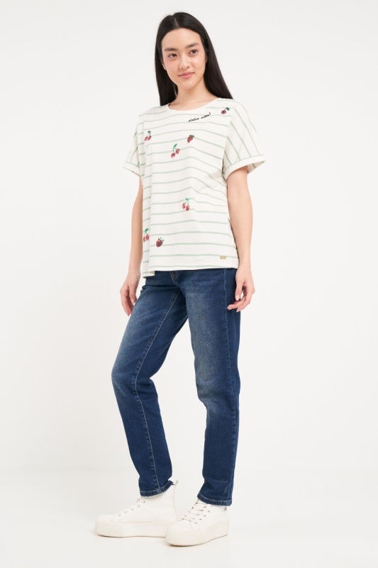 Lee Cooper - Tricou dama cu maneca scurta si detalii - Img 8