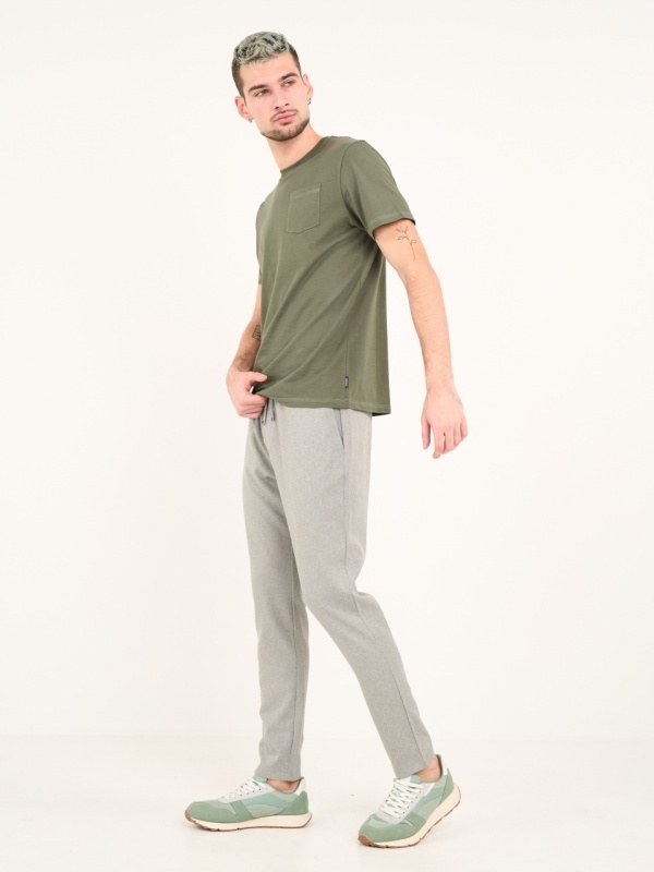 Timeout - Pantaloni lungi barbat de culoare uniforma - Img 11