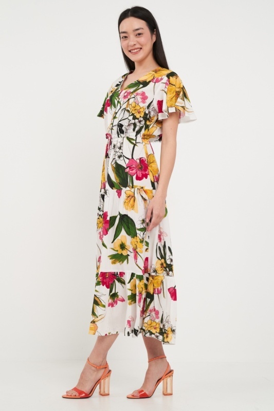 Timeout - Rochie dama cu imprimeu floral - Img 5