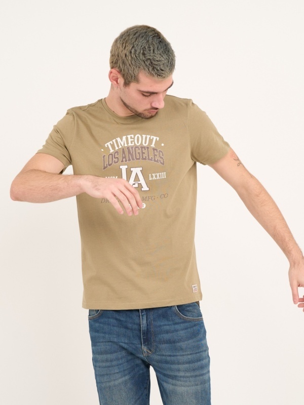 Timeout - Tricou barbat cu maneca scurta si detalii logo - Img 6