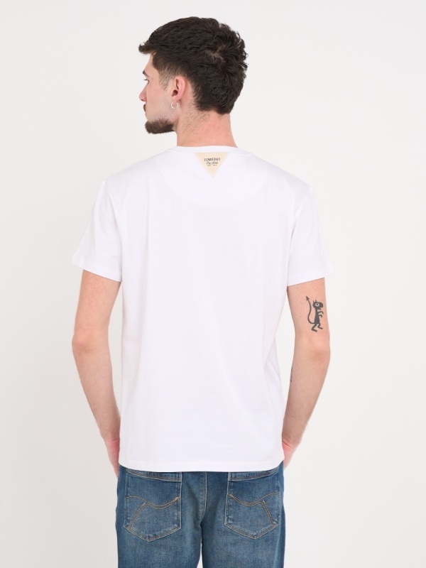 Timeout - Tricou barbat cu maneca scurta si detalii logo - Img 2