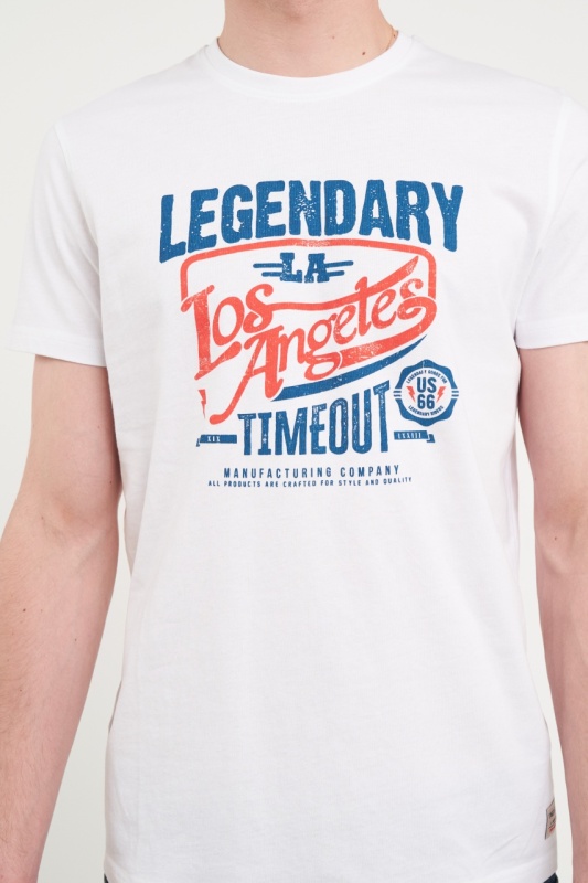 Timeout - Tricou barbat cu maneca scurta si imprimeu - Img 4