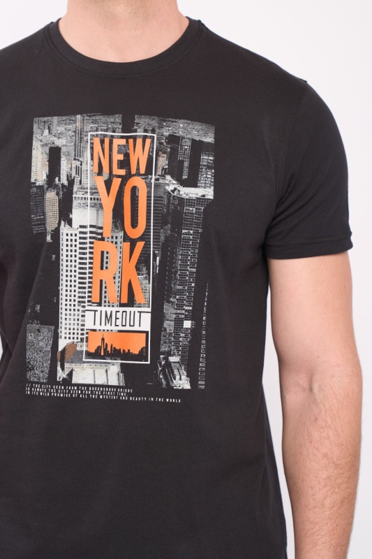 Timeout - Tricou barbat maneca scurta cu imprimeu oras - Img 2