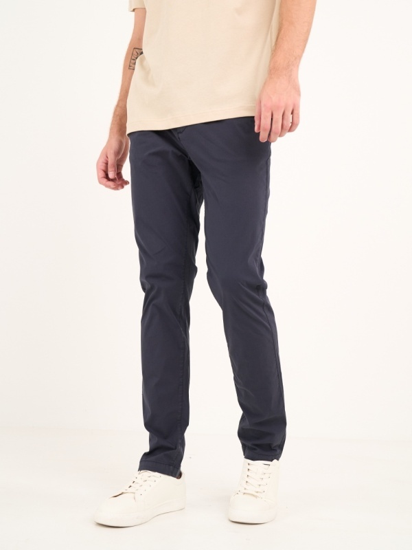 Kenvelo - Pantaloni lungi barbat de culoare uniforma - Img 6