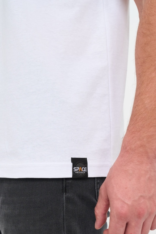 Kenvelo - Tricou barbat cu imprimeu astronaut - Img 3