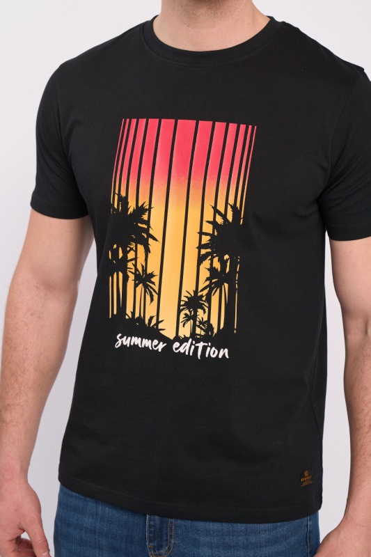 Kenvelo - Tricou barbat cu imprimeu model summer - Img 3