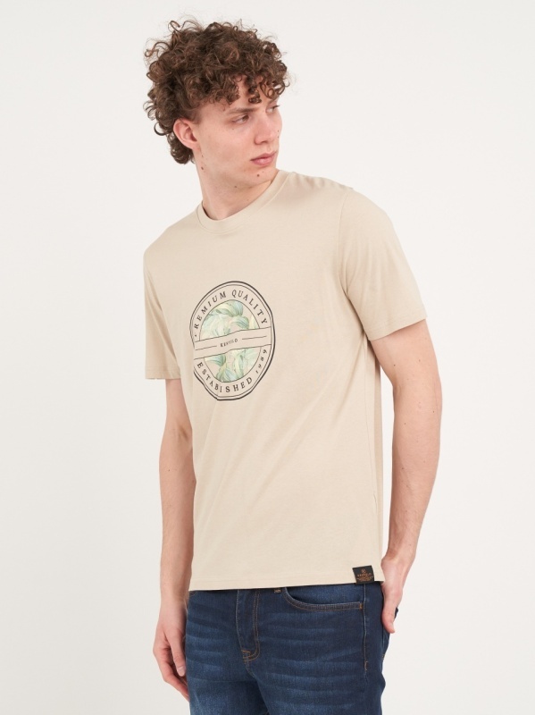 Kenvelo - Tricou barbat cu maneca scurta si imprimeu - Img 5