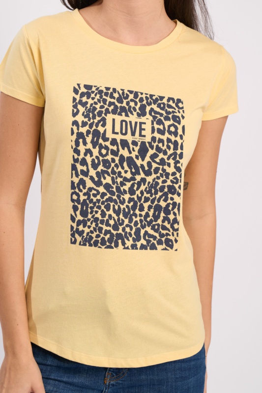 Kenvelo - Tricou maneca scurta de dama cu imprimeu text - Img 4