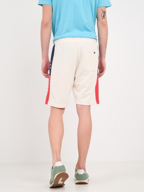 Lee Cooper - Bermude barbat sport cu imprimeu logo - Img 4