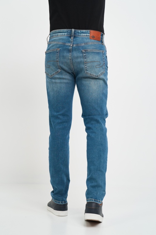Lee Cooper - Blugi barbat slim cu aspect decolorat - Img 2