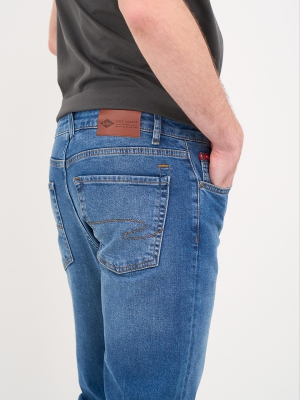 Lee Cooper - Blugi barbat straight cu aspect decolorat - Img 3