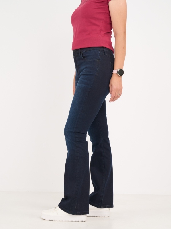 Lee Cooper - Blugi dama bootcut de culoare inchisa - Img 6