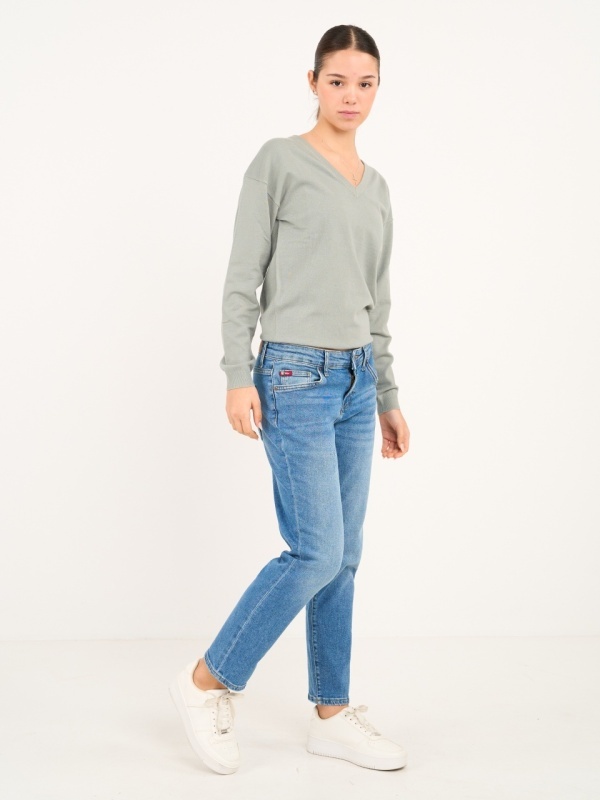 Lee Cooper - Blugi dama boyfriend cu aspect decolorat - Img 10