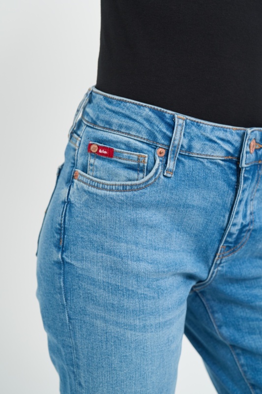 Lee Cooper - Blugi dama girlfriend culoare deschisa - Img 6