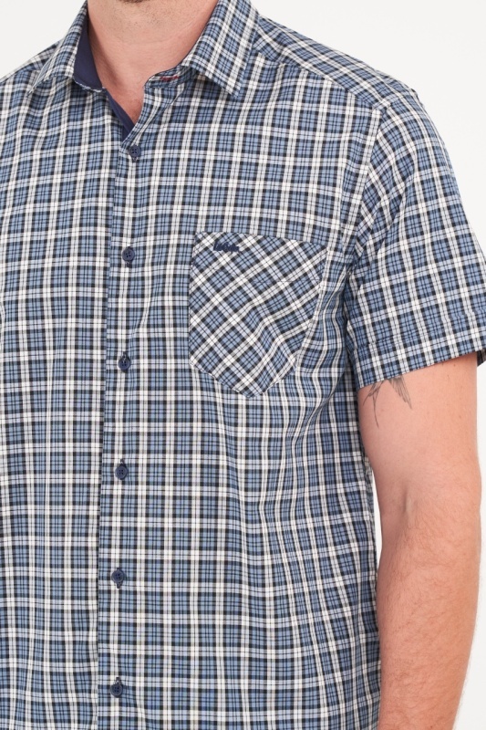 Lee Cooper - Camasa barbat maneca scurta cu model in carouri - Img 2