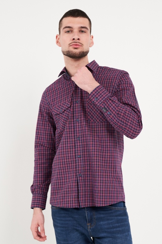 Lee Cooper - Camasa barbat regular cu buzunare aplicate