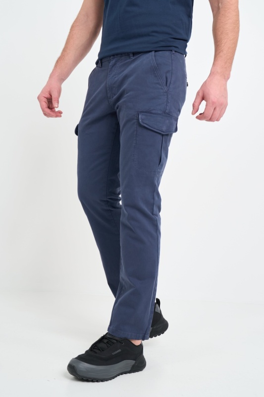 Lee Cooper - Pantaloni cargo barbat de culoare uniforma - Img 6