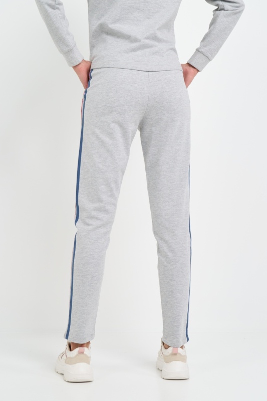 Lee Cooper - Pantaloni dama sport cu model in dungi - Img 6