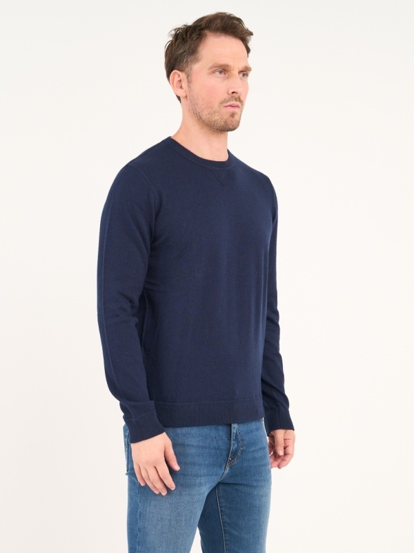 Lee Cooper - Pulover barbat cu maneca lunga de culoare uniforma - Img 5