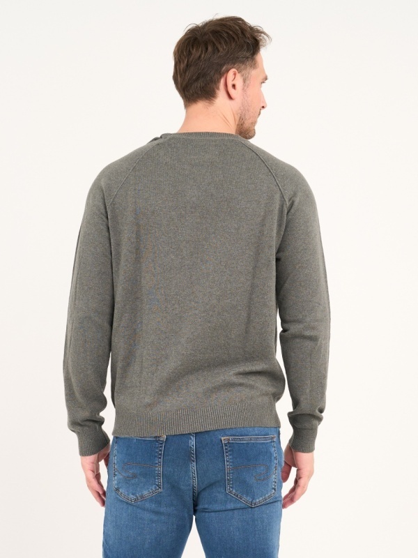 Lee Cooper - Pulover barbat cu maneca lunga de culoare uniforma - Img 2