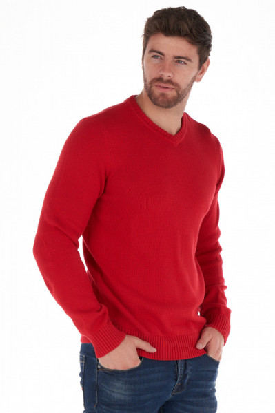 Lee Cooper - Pulover barbat din bumbac cu anchior