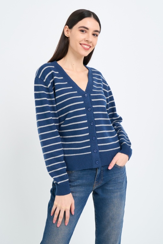 Lee Cooper - Pulover dama cu model in dungi - Img 7